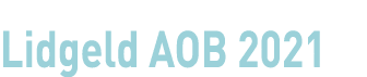 Lidgeld AOB 2021