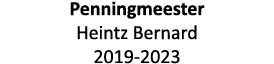 Penningmeester Heintz Bernard 2019-2023
