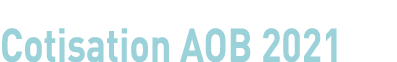 Cotisation AOB 2021