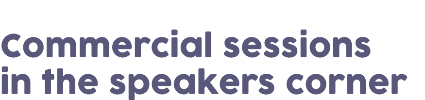 Commercial sessions in the speakers corner