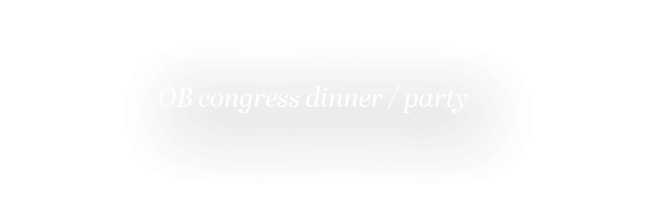 OB congress dinner   party