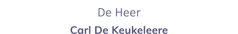 De Heer Carl De Keukeleere
