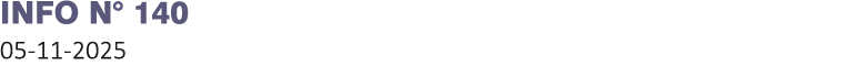 INFO N° 140 05 11 2025