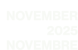 NOVEMBER 2025 NOVEMBRE