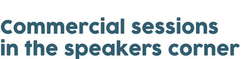 Commercial sessions in the speakers corner