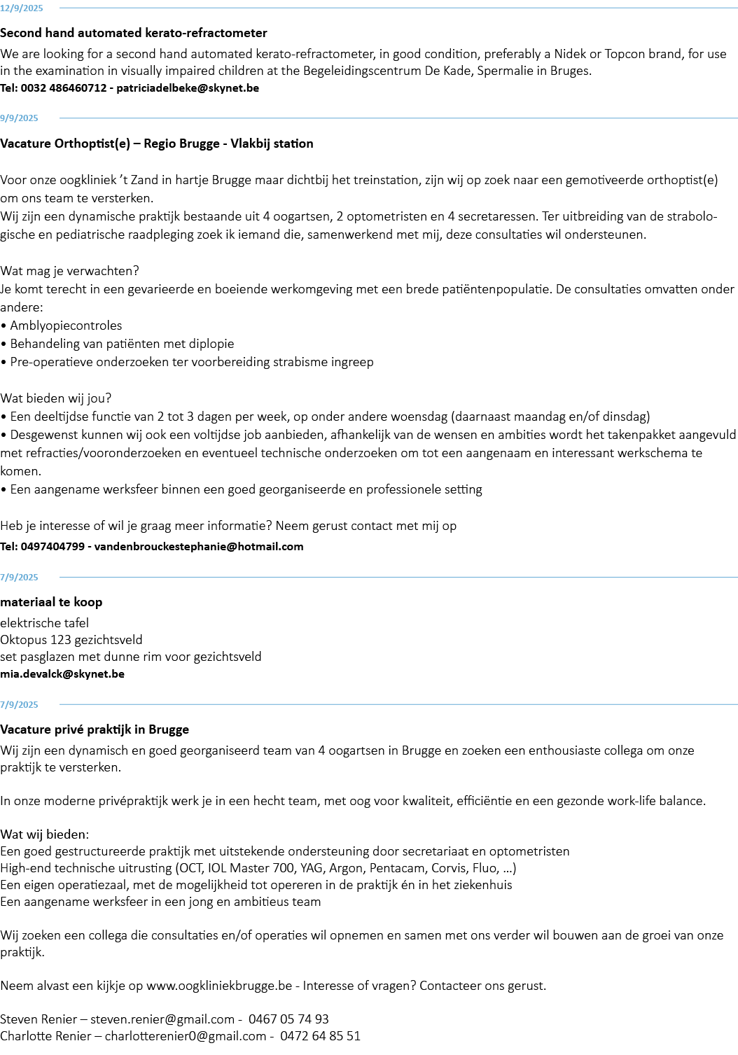 12/9/2025 Second hand automated kerato refractometer We are looking for a second hand automated kerato refractometer,...