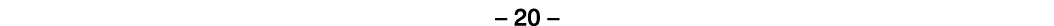 – 20 – 