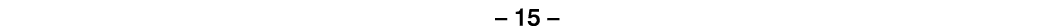 – 15 – 