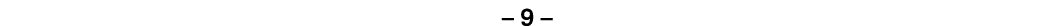 – 9 – 